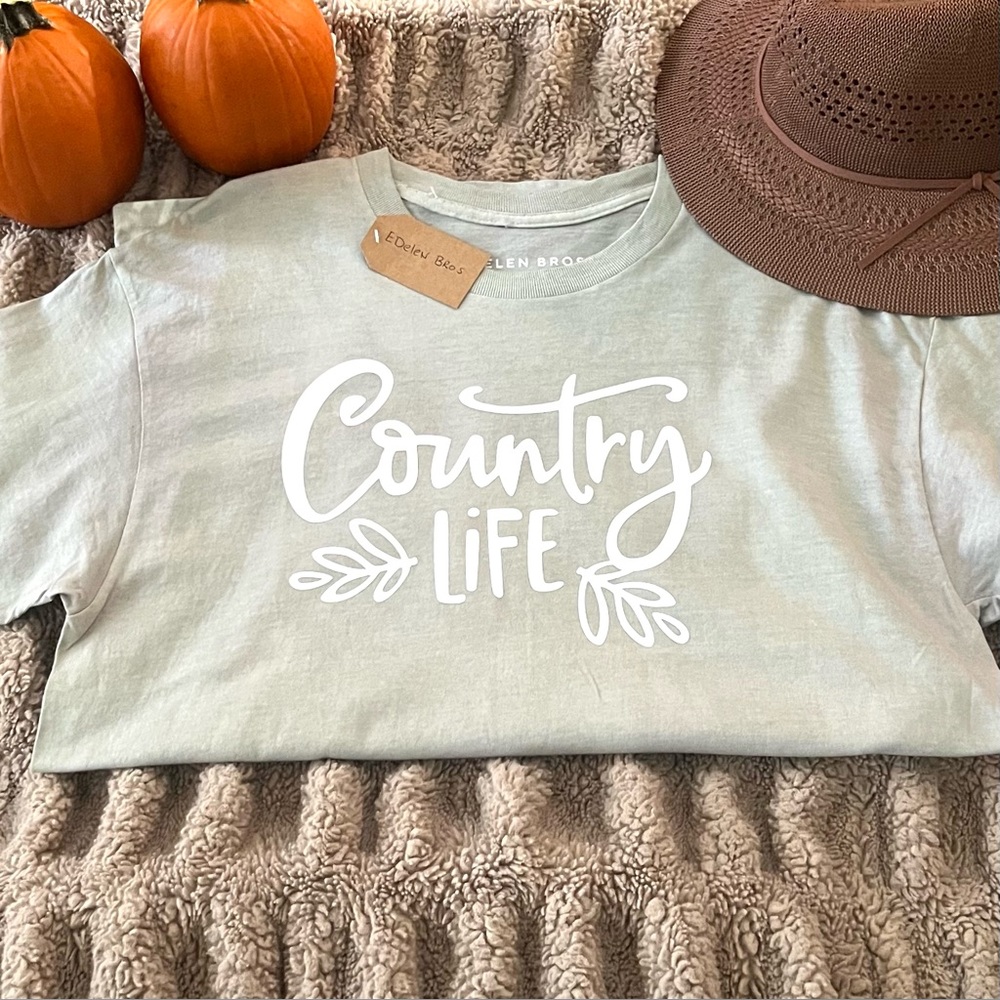 Grey Graphic Tee Country Living Shirt Western And Southern